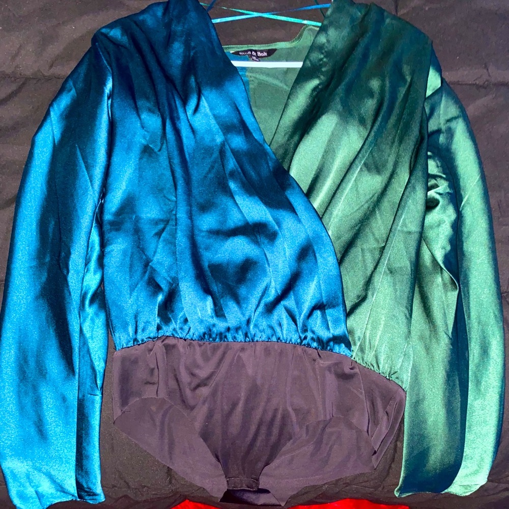 Satin bodysuit